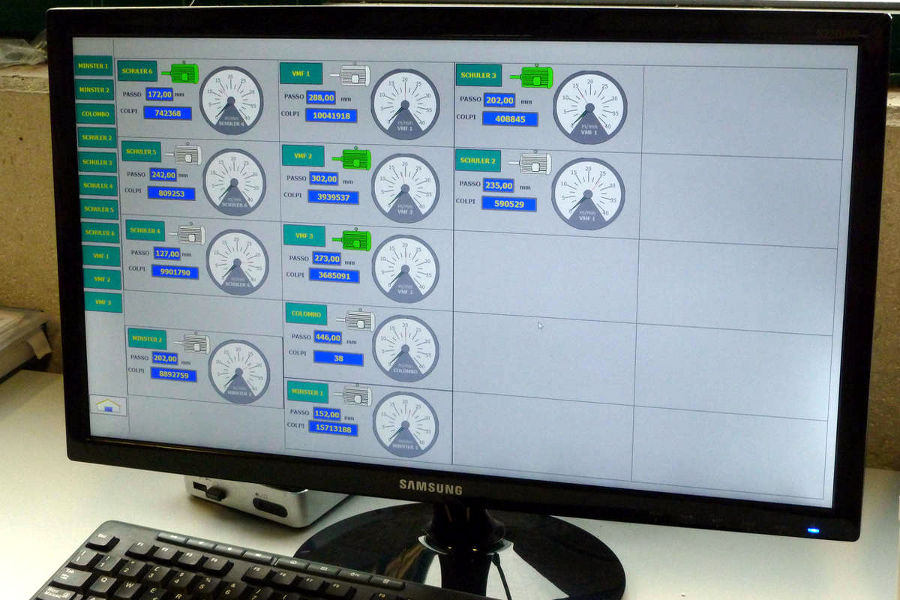 supervisione e telecontrollo macchine produttive